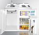 Summit® 39" White All-In-One Kitchenette-3