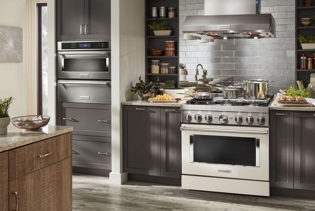 KitchenAid® 36" Stainless Steel Wall Mounted Range Hood-1
