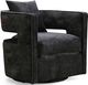 TOV Furniture Kennedy Black Swivel Chair-2