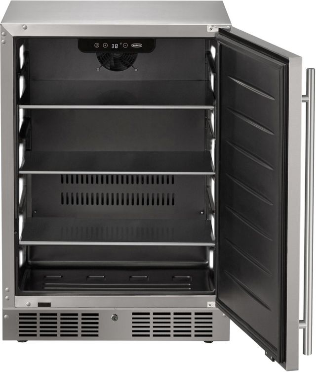 Marvel 24" Stainless Steel Refrigerator-4