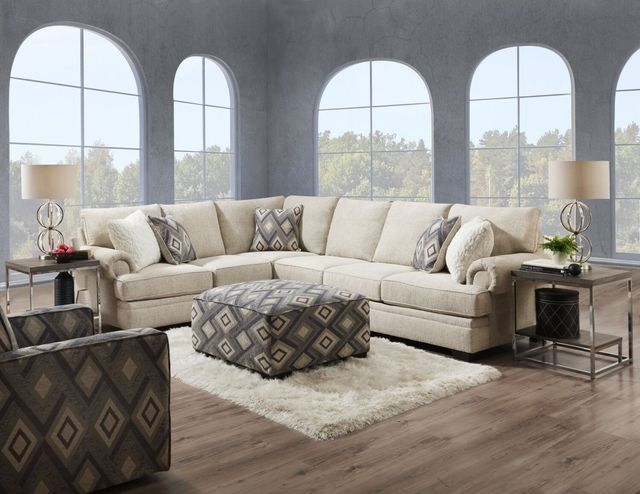 Peak Living King Diamond Blue Ice Ottoman-0