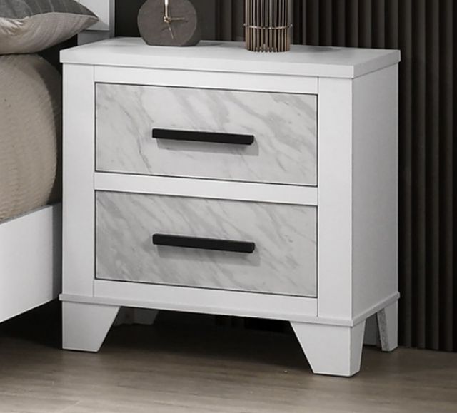 Furniture of America® Darlene White Nightstand  -2