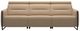Stressless® by Ekornes® Customizable Emily 3-Seater Sofa with Steel Trim and Legs-1