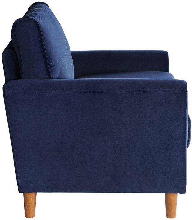 Mazin Furniture Dunleith Blue Upholstered Accent Chair-2