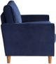Mazin Furniture Dunleith Blue Upholstered Accent Chair-2