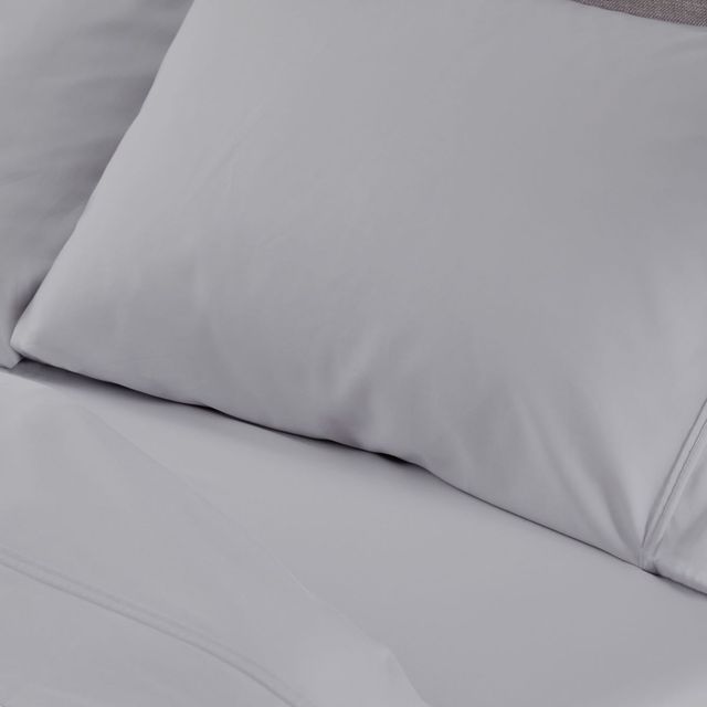 BEDGEAR® Hyper-Cotton Performance® 4-Piece Light Gray Split Queen Sheet Set-2