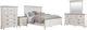 Liberty Furniture Allyson Park 5-Piece Charcoal/Wirebrushed White Queen Panel Bedroom Set-0