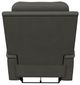 La-Z-Boy® Greyson Blue Gray Leather Power Wall Recliner with Headrest and Lumbar-3