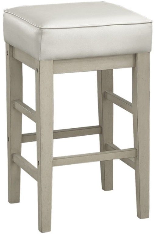 Homelegance® Pittsville White Counter Stool-0