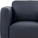 Leather Italia™ Georgetowne Baxter Midnight Blue Chair-1