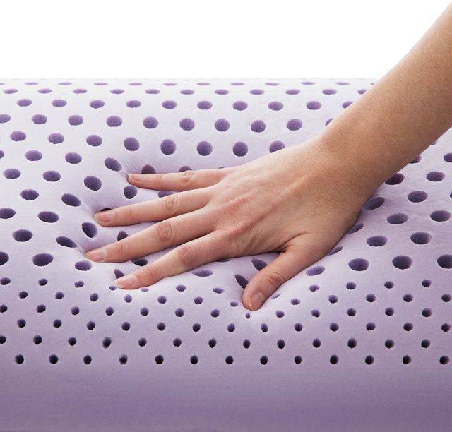 Malouf® Z™ Zoned Dough™ Lavender Travel Pillow-4