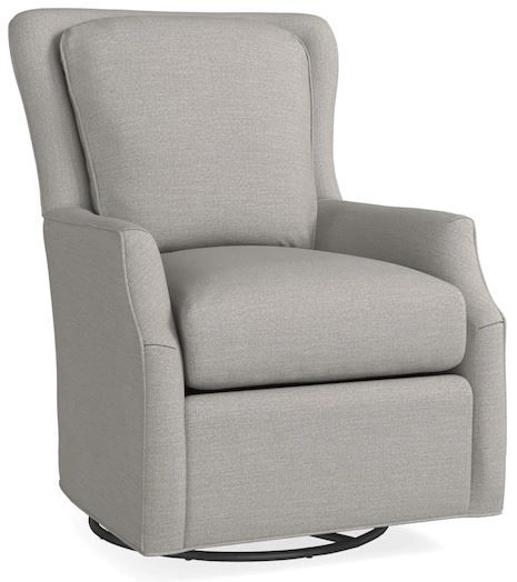 Bassett® Furniture Kent Gray Swivel Glider-0