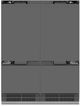 ZLINE 60" 32.2 Cu. Ft. Panel Ready Built-In French Door Refrigerator with Graphite Gray Interior-2