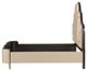 Michael Amini® Malibu Crest Beige/Dark Espresso Eastern King Upholstered Panel Bed-3