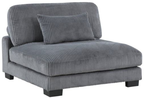 Mazin Furniture Traverse 2-Piece Gray Sectional Set-3