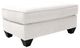 Albany Industries Clearview Cream Ottoman-0