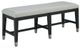 Najarian Furniture Proximity Gray/Gray Oak Bench-0