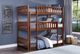 Homelegance® Rowe Dark Cherry Twin/Twin Triple Bunk Bed-1