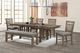New Classic® Home Furnishings Harrisburg 6-Piece Walnut Brown Dining Set-1