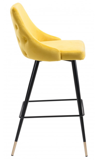 Zuo® Modern Piccolo Yellow Bar Chair-1