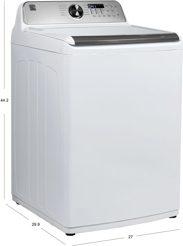 Kenmore® 5.1 Cu. Ft. White Top Load Washer with Triple Action® Agitator-1