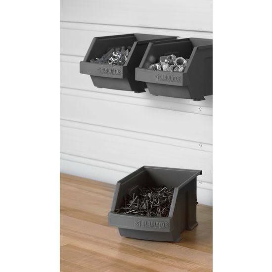 Gladiator® Set of 3 Charcoal Small Item Bins-2