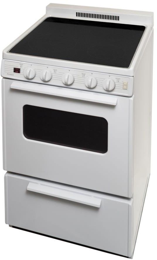 Premier 24" White Freestanding Electric Range-3