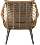 A & B Home Natural/Soft Gray Wicker Single Chair-4