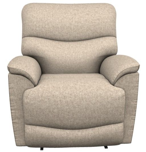 La-Z-Boy® Trouper Grey Leather Power Wall Recliner with Headrest and -1