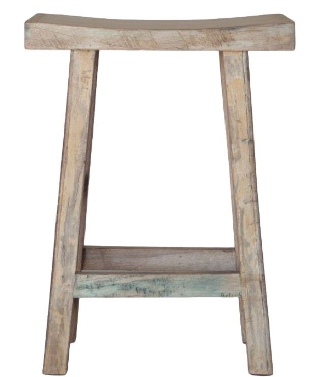 Home Trends & Design Ibiza Vintage Teal Counter Chair-1