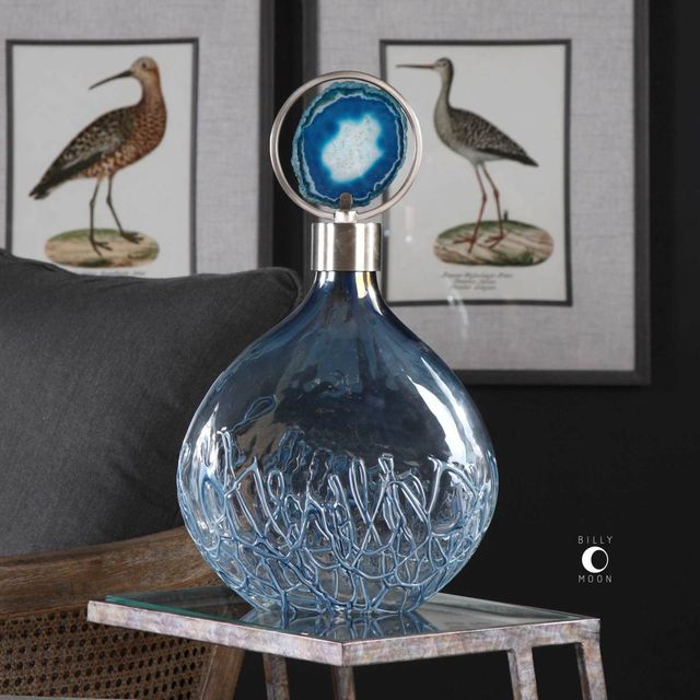 Uttermost® Rae Sky Blue Bottle-1
