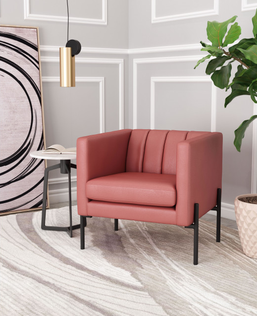 Zuo® Modern Jess Rust Accent Chair-2