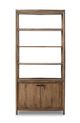 Four Hands Glenview Weathered Oak Bookcase-0