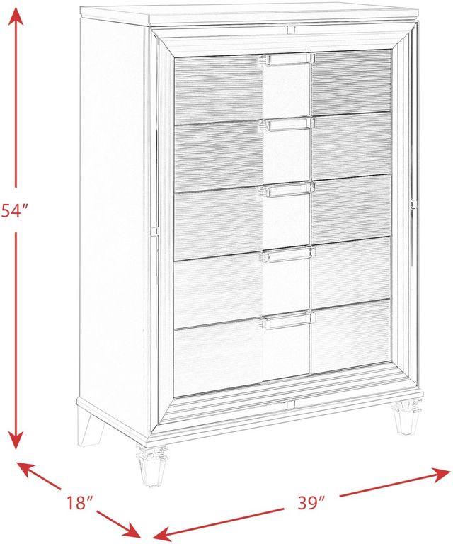 Elements International Twenty Nine White Chest-1
