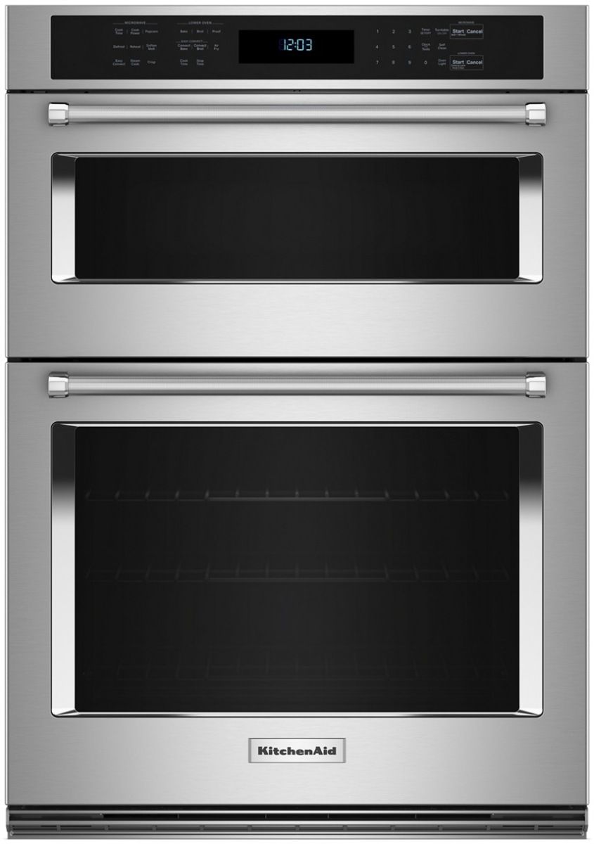 Four à micro-ondes électrique mural de 27 po KitchenAid® - Acier inoxydable