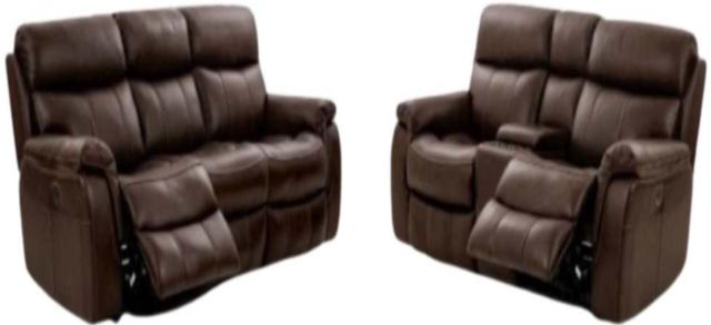 Furniture of America® Antenor 2-Piece Brown Power Reclining Livingroom Seating SetSet-0