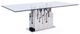 VIG Furniture Modrest Edwin Stainless Steel Glass Dining Table-0