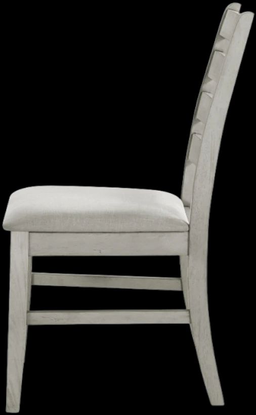 New Classic® Home Furnishings Pascal Driftwood/Gray Ladderback Dining Side Chair-3