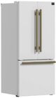 FORNO® Espresso Gallipoli 30 in. 17.5 Cu. Ft. White Counter Depth French Door Refrigerator-2