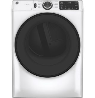 GE® 7.8 Cu. Ft. White Smart Front Load Electric Dryer with Sanitize Cycle