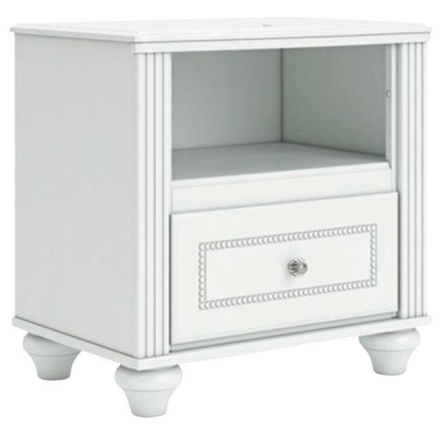 Signature Design by Ashley® Kozlani White Nightstand-0