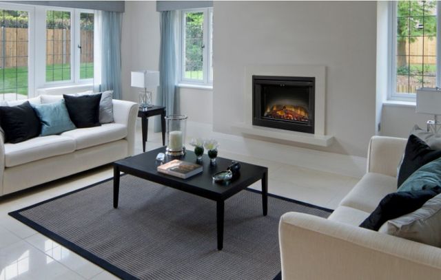 Dimplex Deluxe Black Built-In Electric Firebox