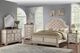 New Classic® Home Furnishings Anastasia 5-Piece Antique White Queen Upholstered Bedroom Set with Chest and Nightstand-1