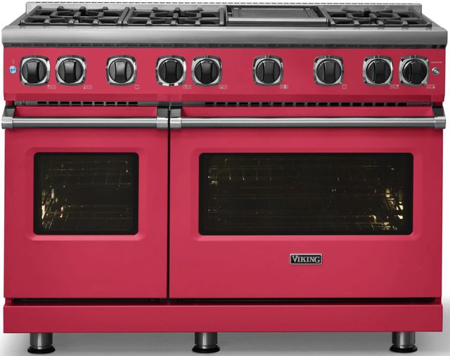 Viking® 7 Series 48" Valentine Pro Style Gas Range with Griddle-2