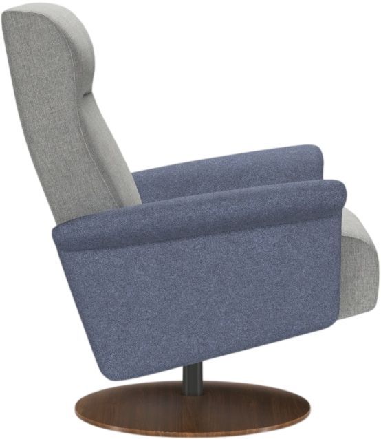 American Leather® Customizable Harlowe Fabric Manual Recliner-2