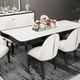 Michael Amini® Tuxedo Piano Keyboard Dining Side Chair-1