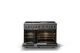 Viking® 7 Series 48" Damascus Gray Pro Style Dual Fuel Range with 12" Griddle-1