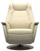 Stressless® by Ekornes® Customizable Max Small Power Recliner with  Moon Wood Base-1
