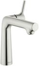 Hansgrohe Talis S Brushed Nickel 1.2 GPM Single-Hole Faucet 140 with Pop-Up Drain-0