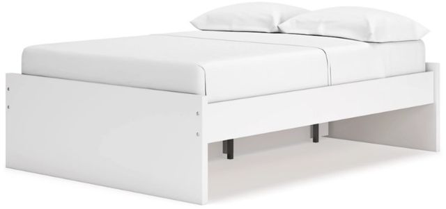 Signature Design by Ashley® Onita White Full Platform Bed with 1 Side Storage-3